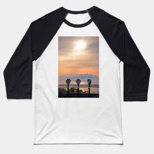 Don't look directly into the sun Chatham MA Cape Cod Trio Baseball T-Shirt